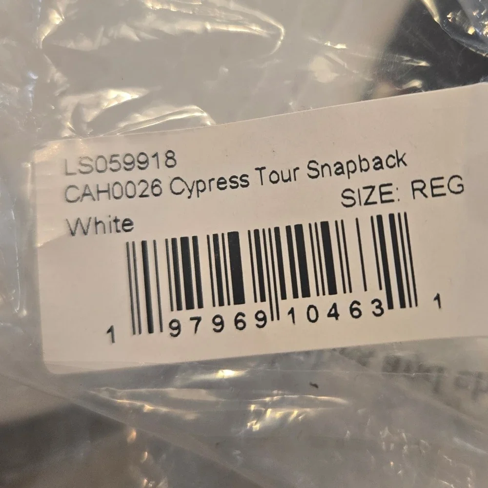Sun Day Red Cypress Tour Snapback Hat White Tiger Woods Golf Cap CAH0026 REG